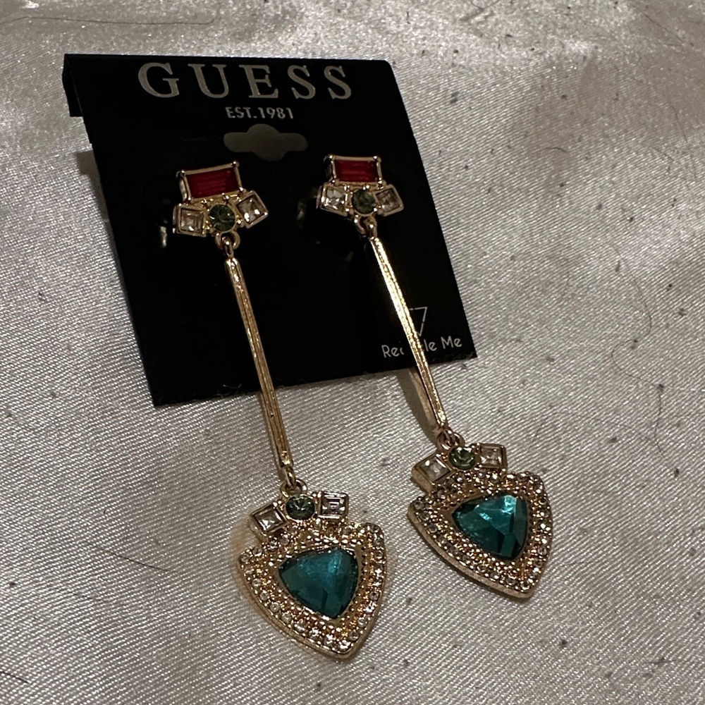 GUESS Gold-Tone Drop Earrings